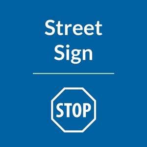 report a street or STOP sign issue